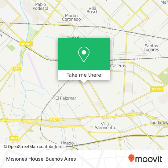 Misiones House map