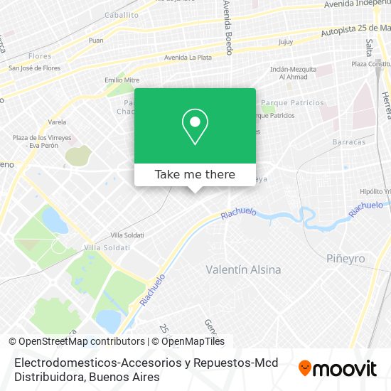 Mapa de Electrodomesticos-Accesorios y Repuestos-Mcd Distribuidora