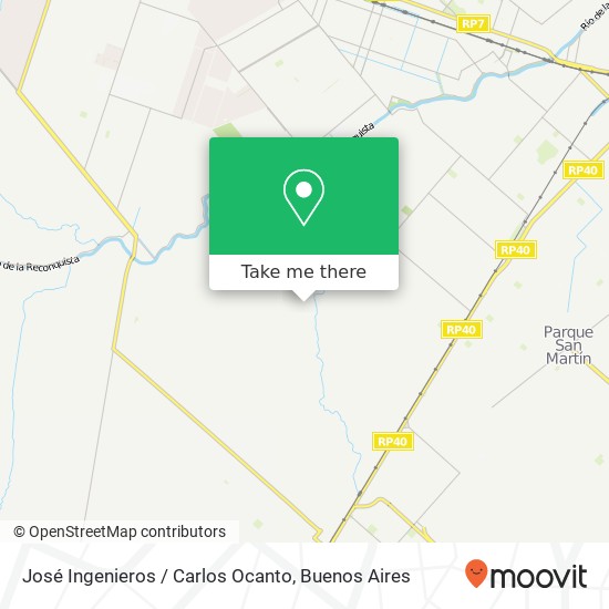 Mapa de José Ingenieros / Carlos Ocanto