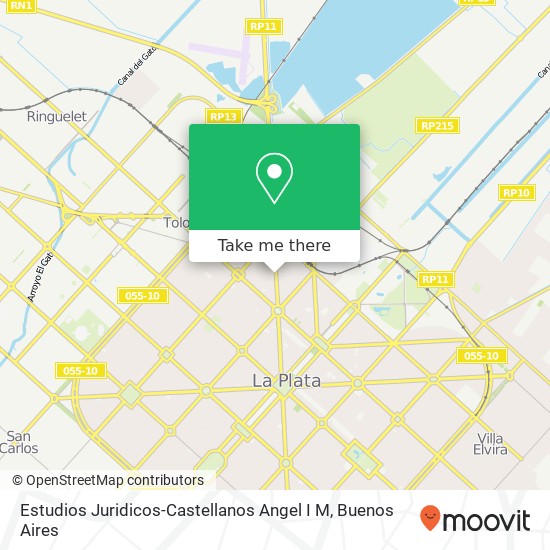 Estudios Juridicos-Castellanos Angel I M map