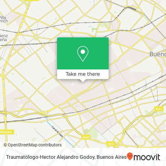Traumatólogo-Hector Alejandro Godoy map