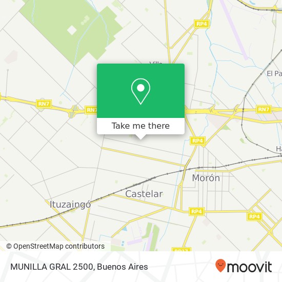 MUNILLA  GRAL  2500 map