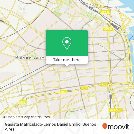 Gasista Matriculado-Lemos Daniel Emilio map