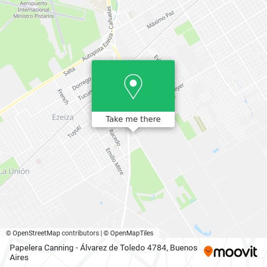 Papelera Canning - Álvarez de Toledo 4784 map