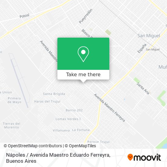 Nápoles / Avenida Maestro Eduardo Ferreyra map