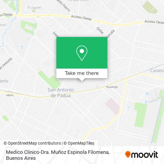 Medico Clinico-Dra. Muñoz Espinola Filomena map