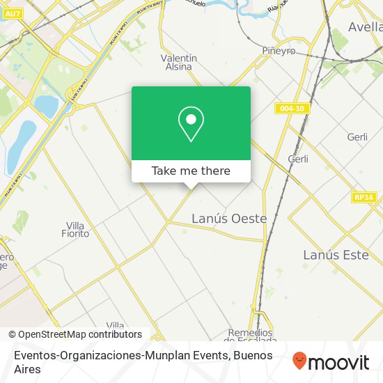 Mapa de Eventos-Organizaciones-Munplan Events