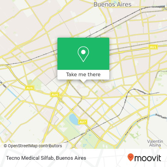 Mapa de Tecno Medical Silfab