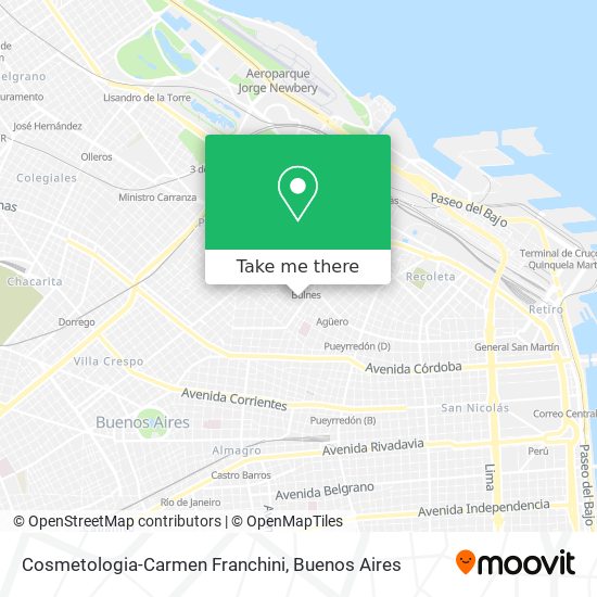 Cosmetologia-Carmen Franchini map