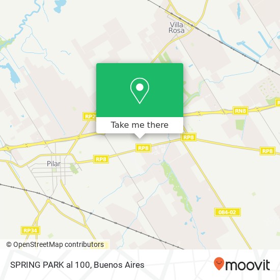 Mapa de SPRING PARK al 100