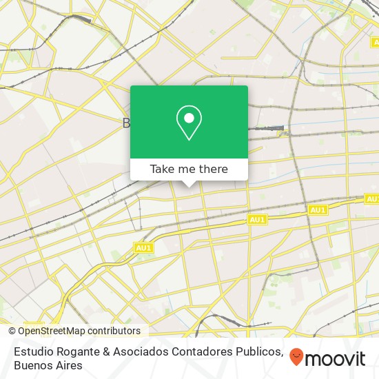 Estudio Rogante & Asociados Contadores Publicos map