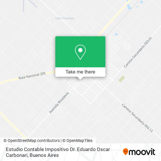Estudio Contable Impositivo Dr. Eduardo Oscar Carbonari map