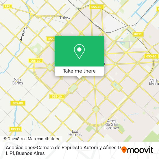 Asociaciones-Camara de Repuesto Autom y Afines D L Pl map