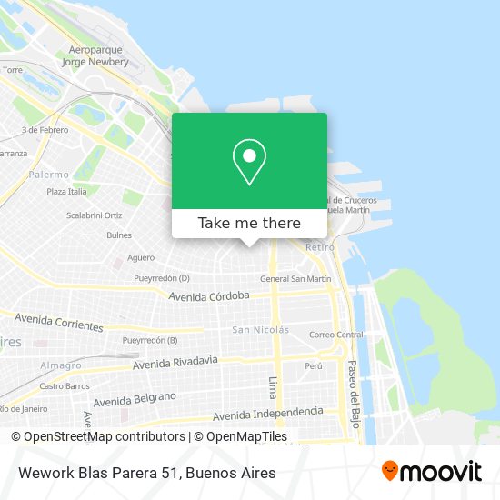 Wework Blas Parera 51 map