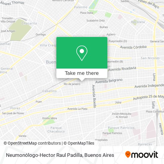 Neumonólogo-Hector Raul Padilla map