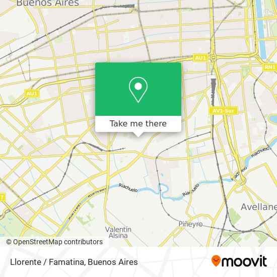 Llorente / Famatina map