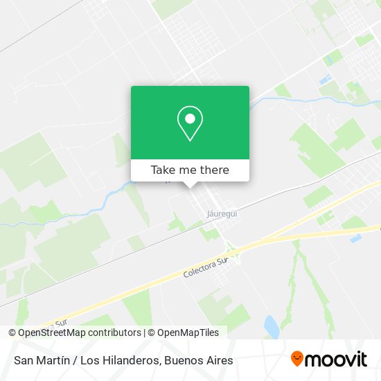 Mapa de San Martín / Los Hilanderos