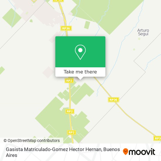 Mapa de Gasista Matriculado-Gomez Hector Hernan