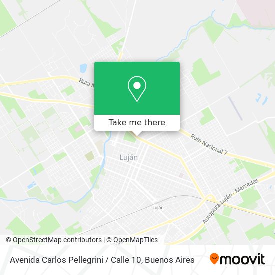 Mapa de Avenida Carlos Pellegrini / Calle 10