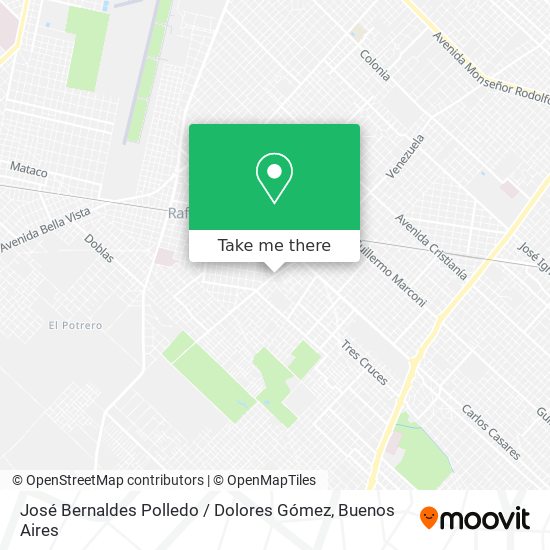 José Bernaldes Polledo / Dolores Gómez map