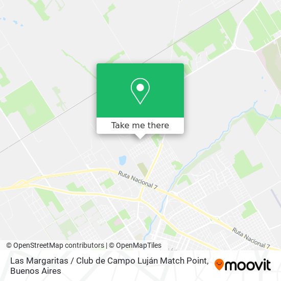 Las Margaritas / Club de Campo Luján Match Point map