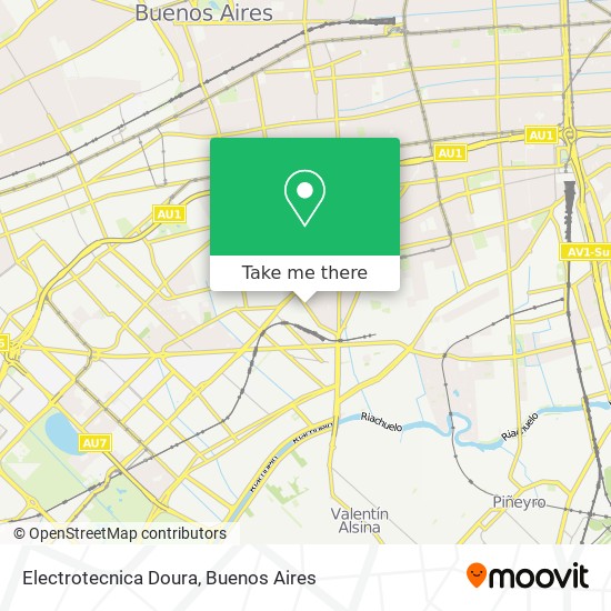 Electrotecnica Doura map