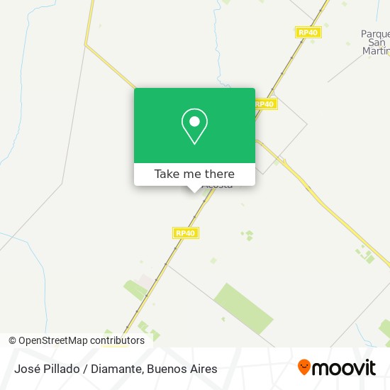 José Pillado / Diamante map