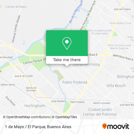 1 de Mayo / El Parque map