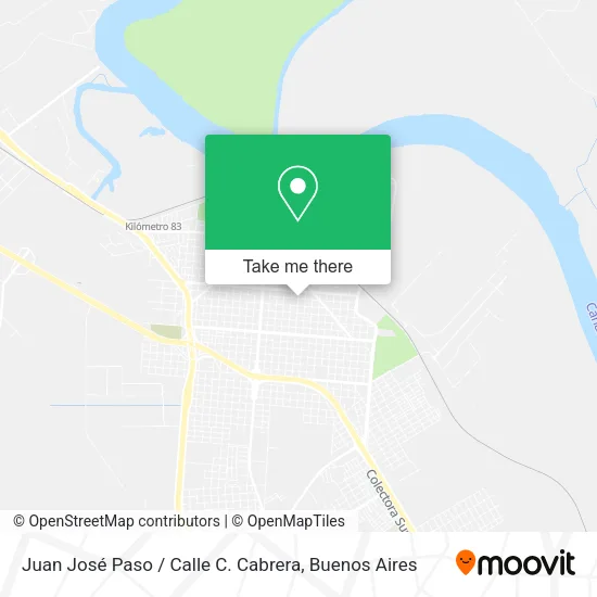 Mapa de Juan José Paso / Calle C. Cabrera