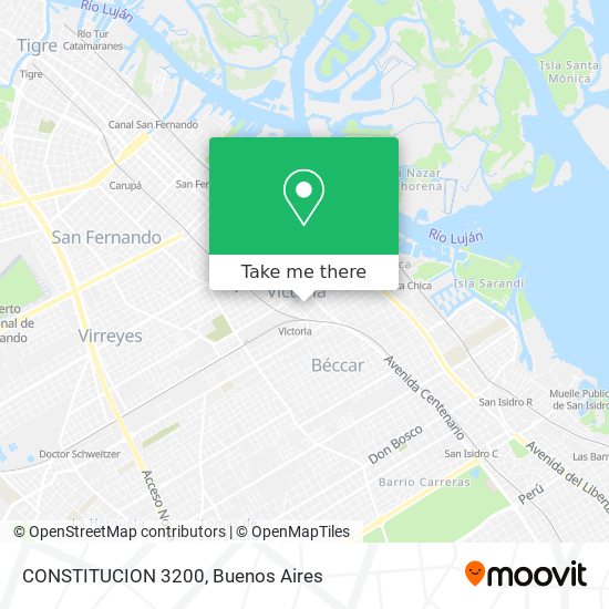 CONSTITUCION 3200 map