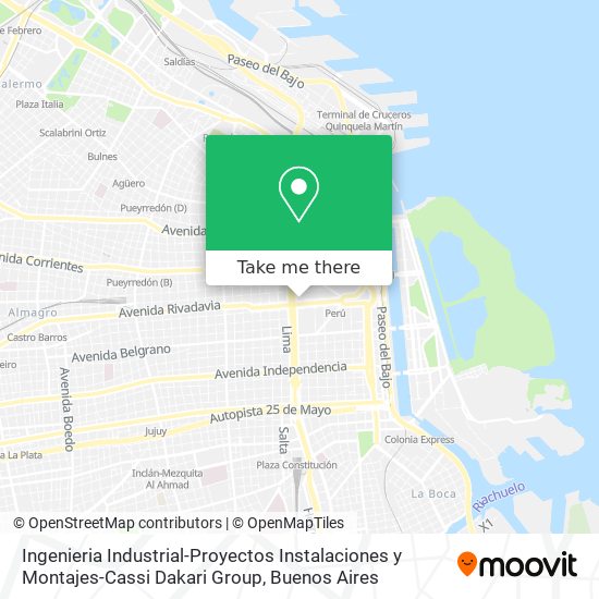 Mapa de Ingenieria Industrial-Proyectos Instalaciones y Montajes-Cassi Dakari Group