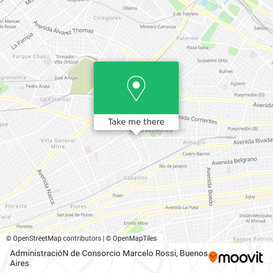 AdministracióN de Consorcio Marcelo Rossi map