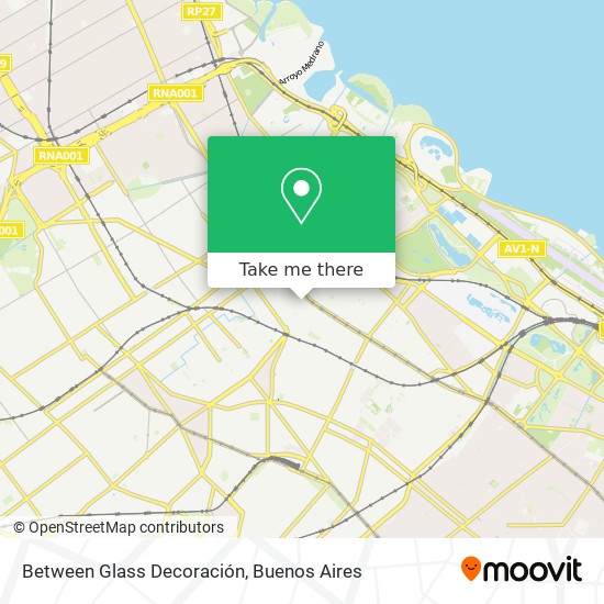Mapa de Between Glass Decoración