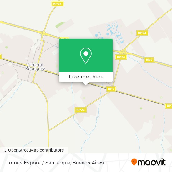 Tomás Espora / San Roque map