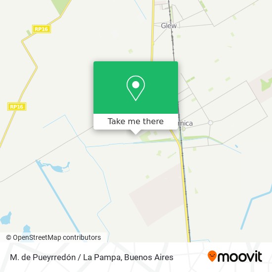 M. de Pueyrredón / La Pampa map