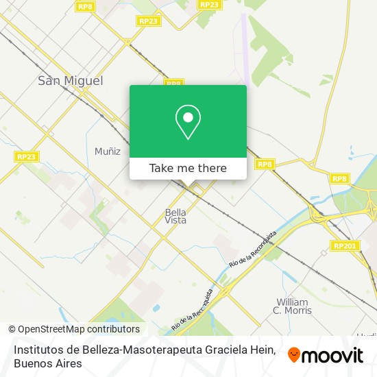 Institutos de Belleza-Masoterapeuta Graciela Hein map