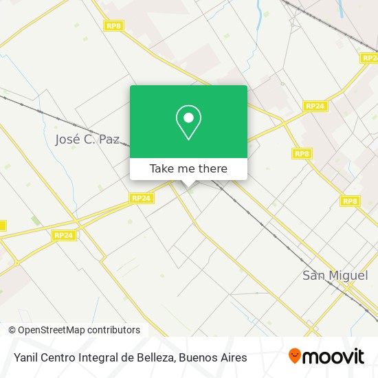 Yanil Centro Integral de Belleza map