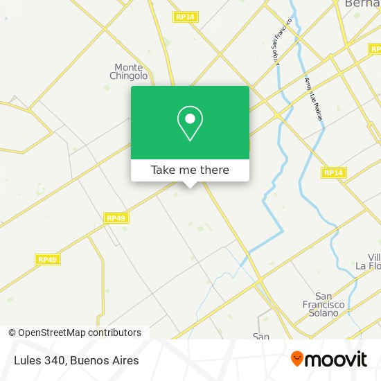 Lules 340 map