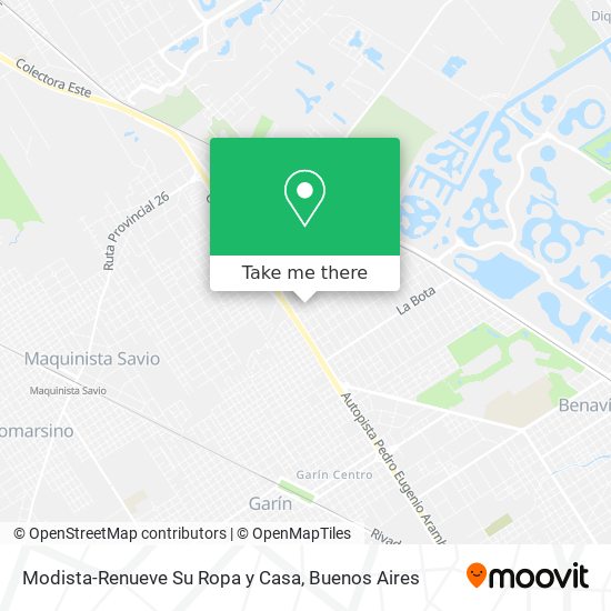 Mapa de Modista-Renueve Su Ropa y Casa