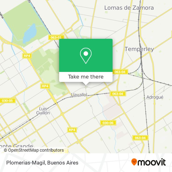 Plomerias-Magil map