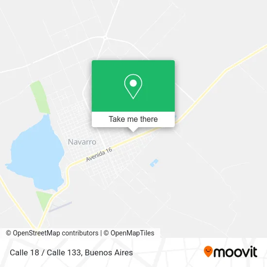 Calle 18 / Calle 133 map