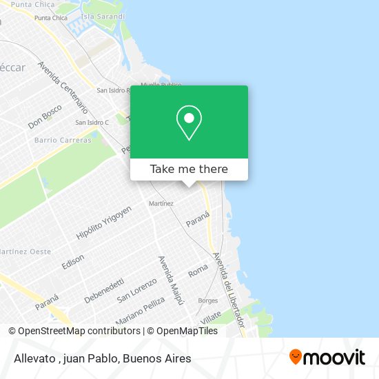 Allevato , juan Pablo map