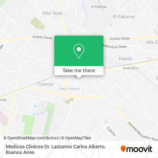 Medicos Clinicos-Dr. Lazzarino Carlos Alberto map