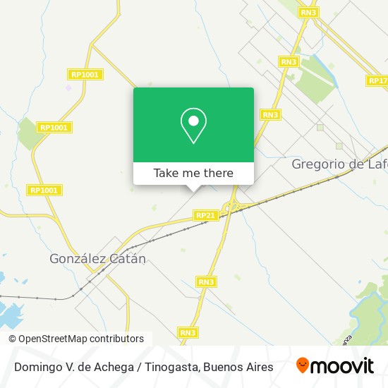 Mapa de Domingo V. de Achega / Tinogasta