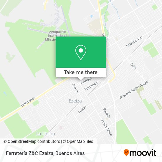 Ferretería Z&C Ezeiza map