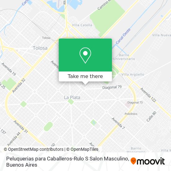 Peluquerias para Caballeros-Rulo S Salon Masculino map