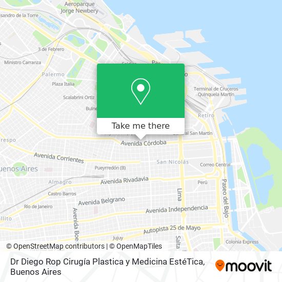Dr Diego Rop Cirugía Plastica y Medicina EstéTica map