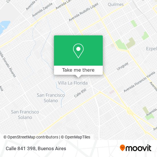 Calle 841 398 map