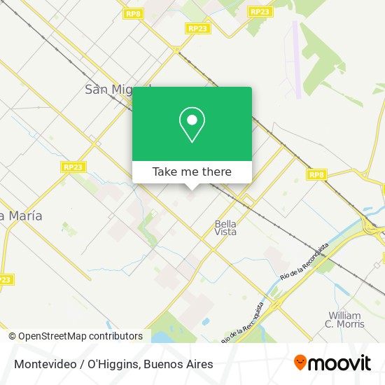 Mapa de Montevideo / O'Higgins