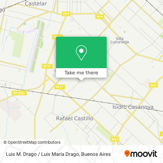 Mapa de Luis M. Drago / Luis María Drago